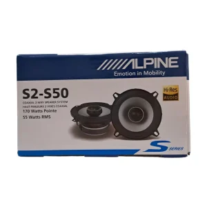 Alpine S2-S50 – Altavoces Coaxiales para Coche 2 Vías (13 cm)