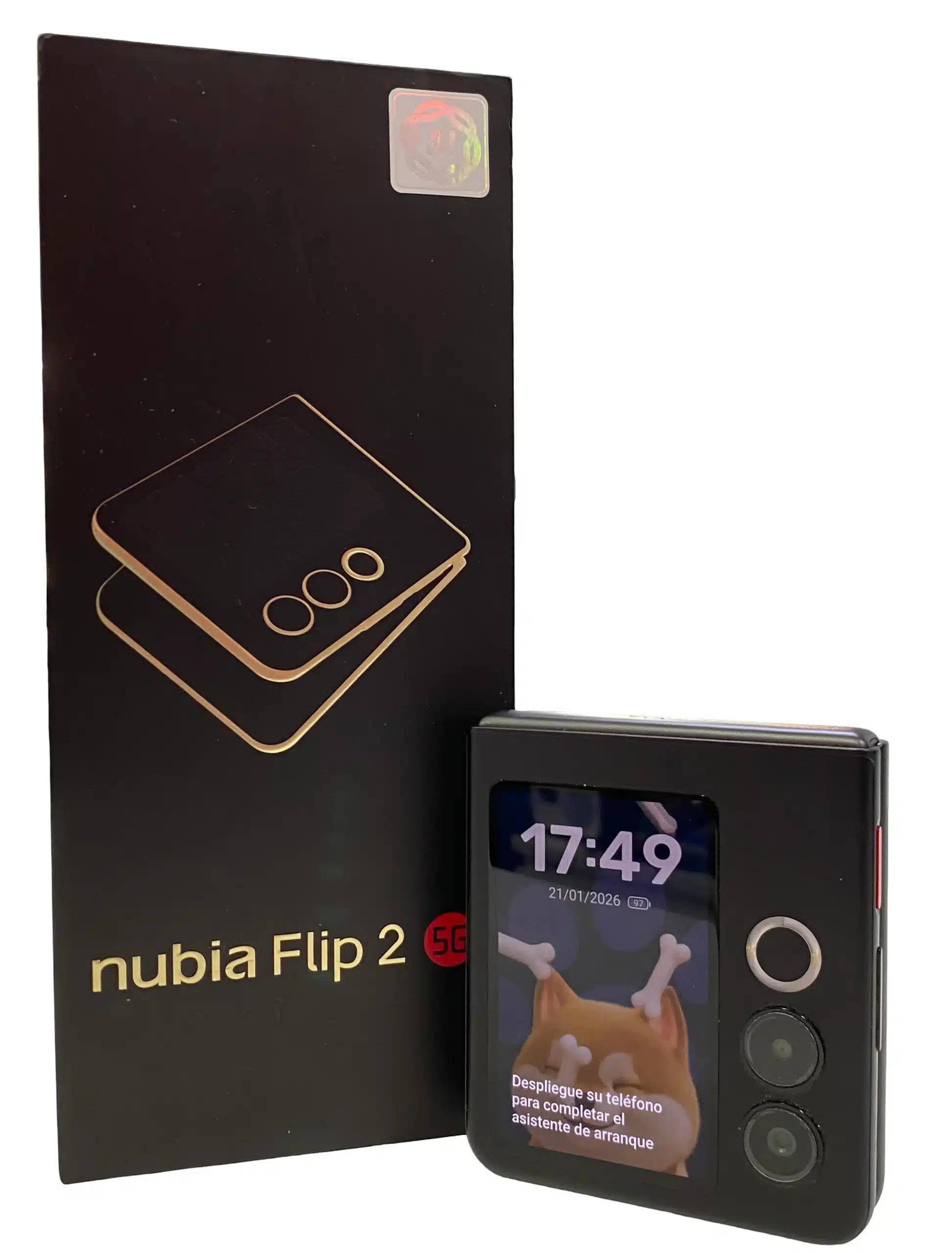 ZTE Nubia Flip 2 8GB 256GB 5G Smartphone Negro Segunda Mano - Imagen 4