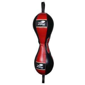 Pera loca doble Fire Sports de piel para boxeo