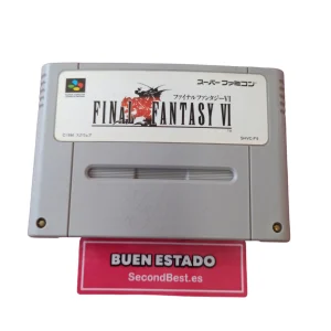 Final Fantasy VI para Super Famicom JAP Juego Consola Segunda Mano