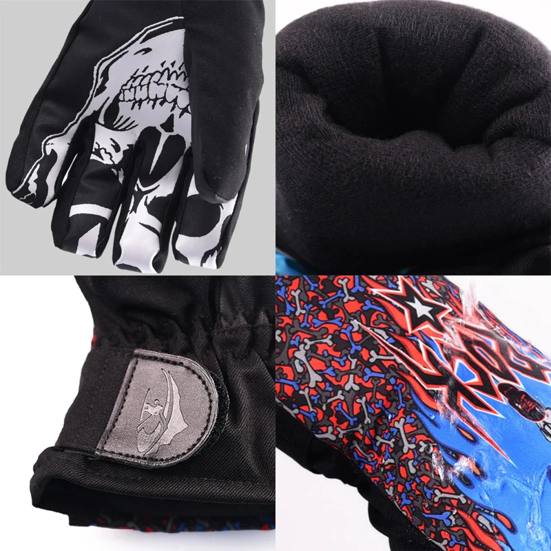 Ski Gloves New Winter Warm Outdoor Sports Windproof Waterproof Men Women Guantes Skiing Cycling Mountaineering Snowboard Mittens - Imagen 4