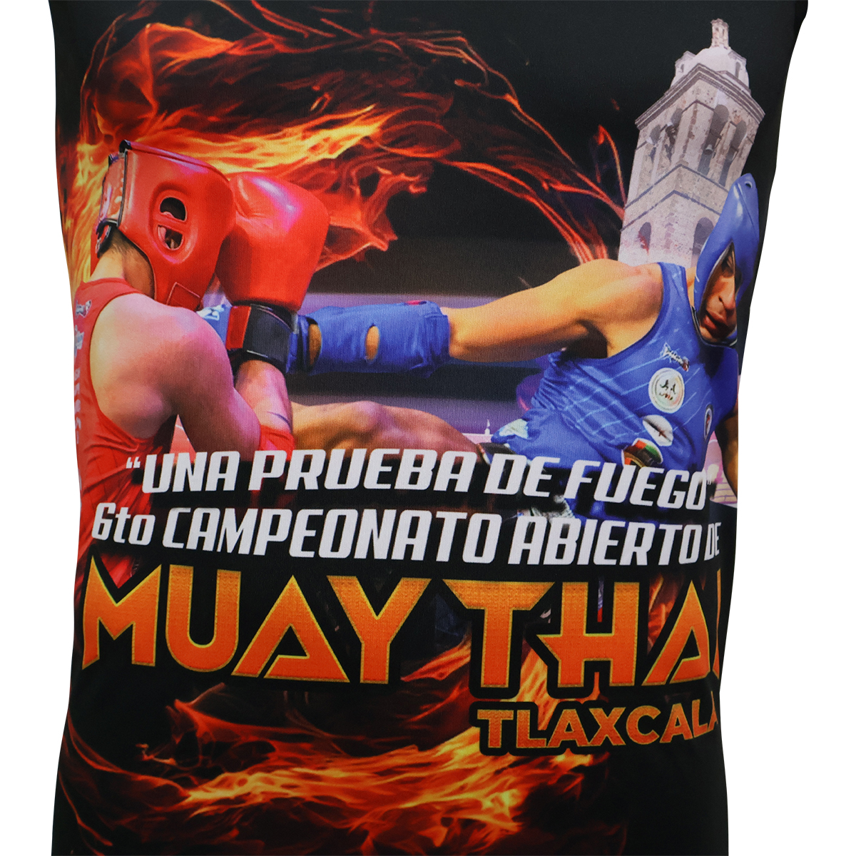 Playera Deportiva VARONIL prueba de fuego muay thai - Imagen 8